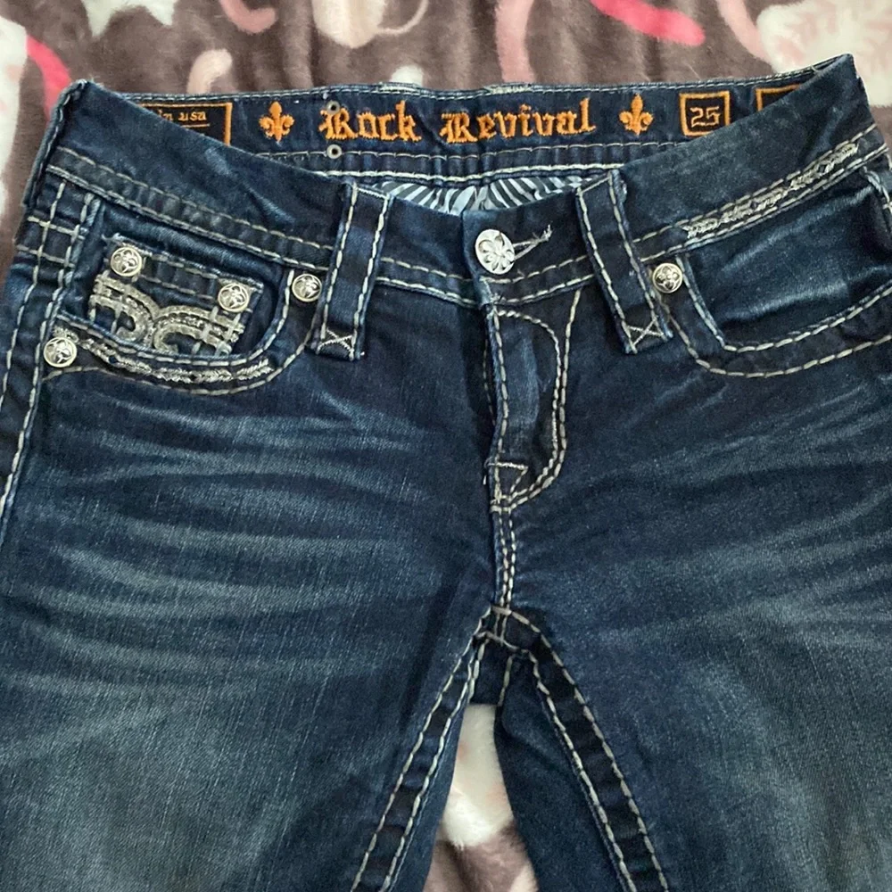 Rock Revival Ava Slim Boot Stretch Jean 25 / 34 - Picture 4 of 4